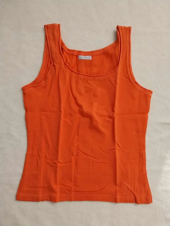 Haut / debardeur orange T38 - photo numéro 2