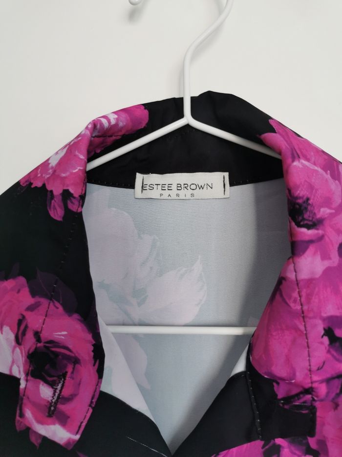 Chemise fleurie - estee brown - taille S - photo numéro 3