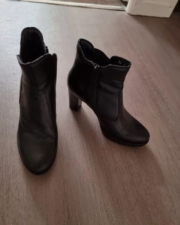 Bottine cuir