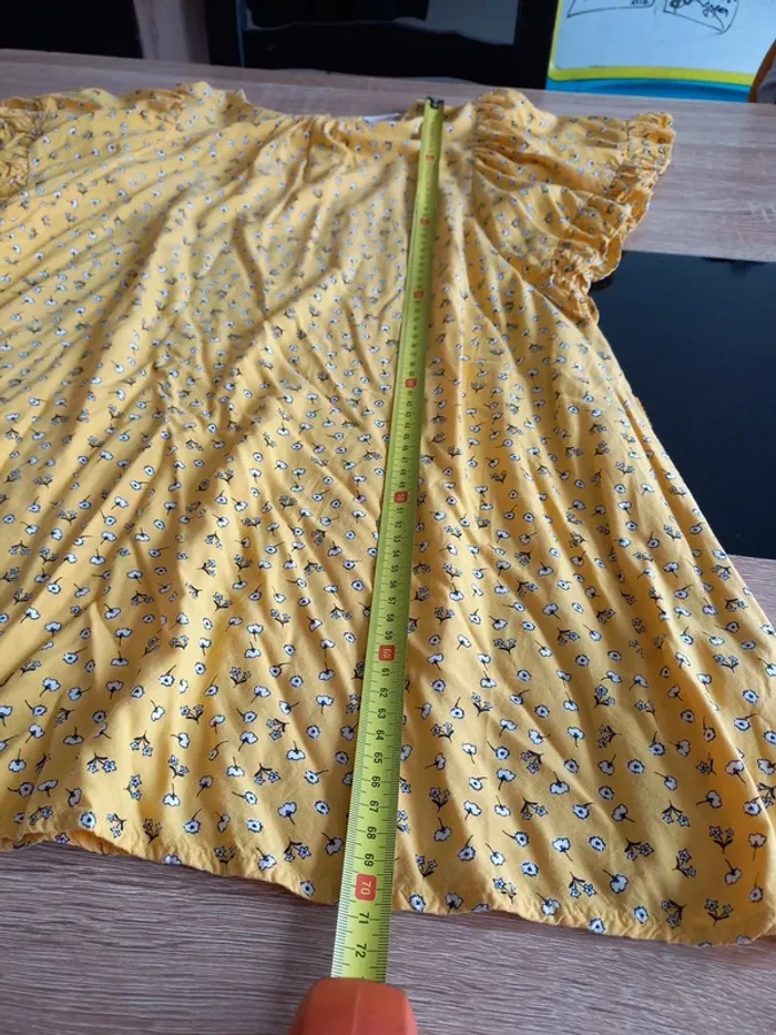 Robe d'été jaune TAO 10 ans - photo numéro 7