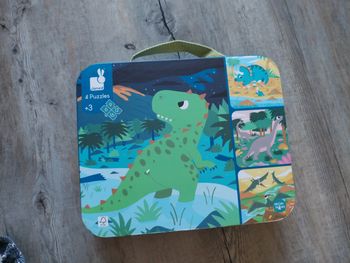 4 puzzles évolutifs dinosaures  - JANOD