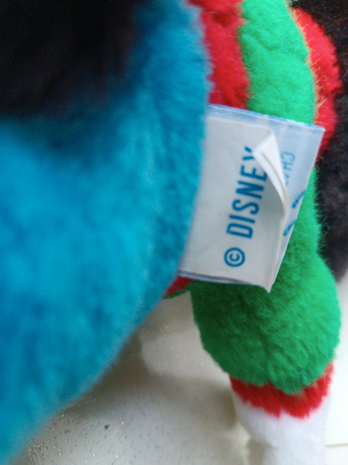 Peluche plush vtg vintage Disney nounours Teddy Bear loup Wolf 3 cochon pig bébé babies baby - photo numéro 10