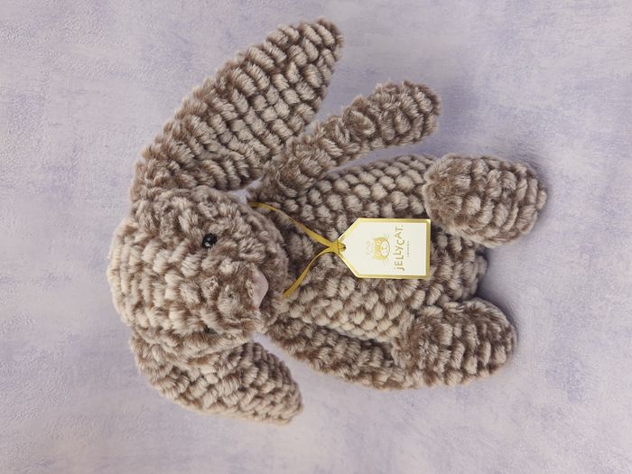 Peluche Jellycat lapin timide Bashful Luxe Bunny Pine (Moyen) - photo numéro 3