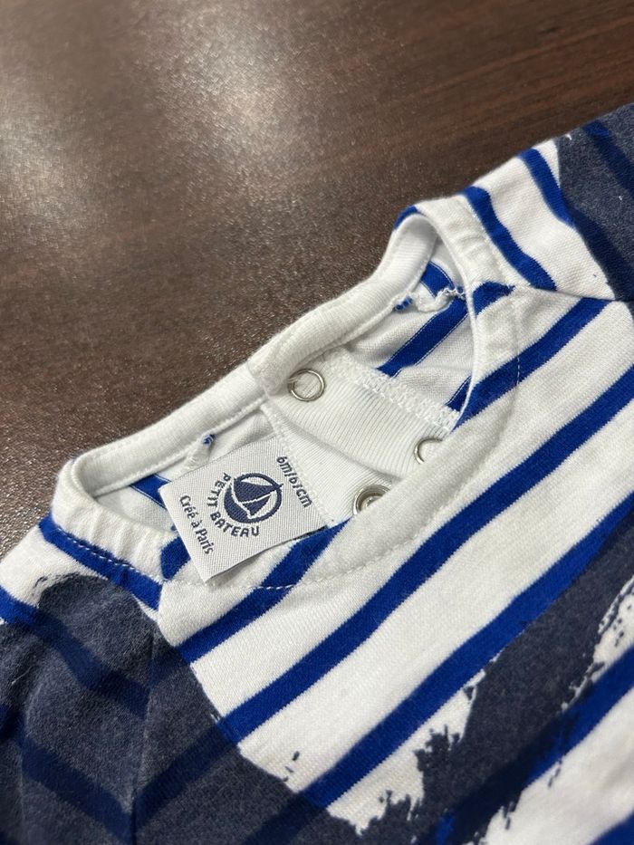 T-shirt manches longues petit bateau - photo numéro 3