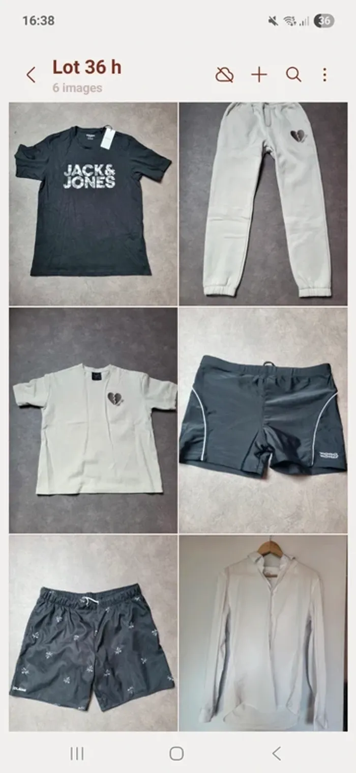 Lot 36 homme