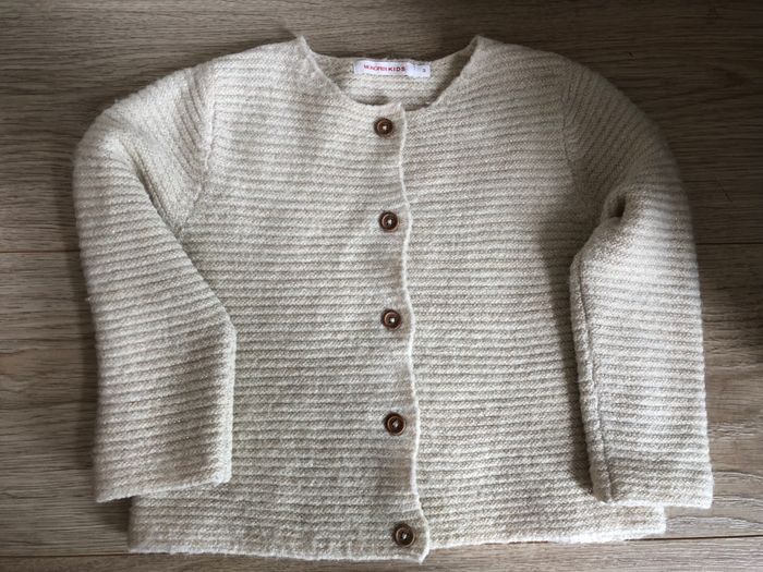 Gilet laine et alpaga 3 ans