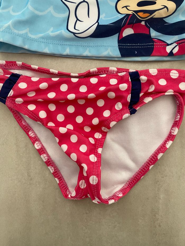 Maillot de bain Minnie 2 pièces fille 2 ans - photo numéro 3