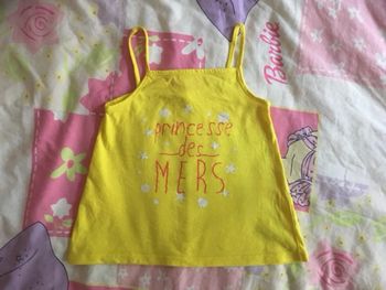 Débardeur jaune vif Kiabi 3 ans (1€50)