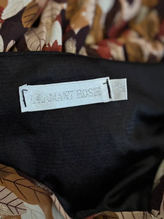 Robe portefeuille automne Flamant Rose – Taille M Stockholm - photo numéro 9