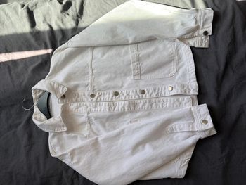 Veste en jean blanc - Zara 