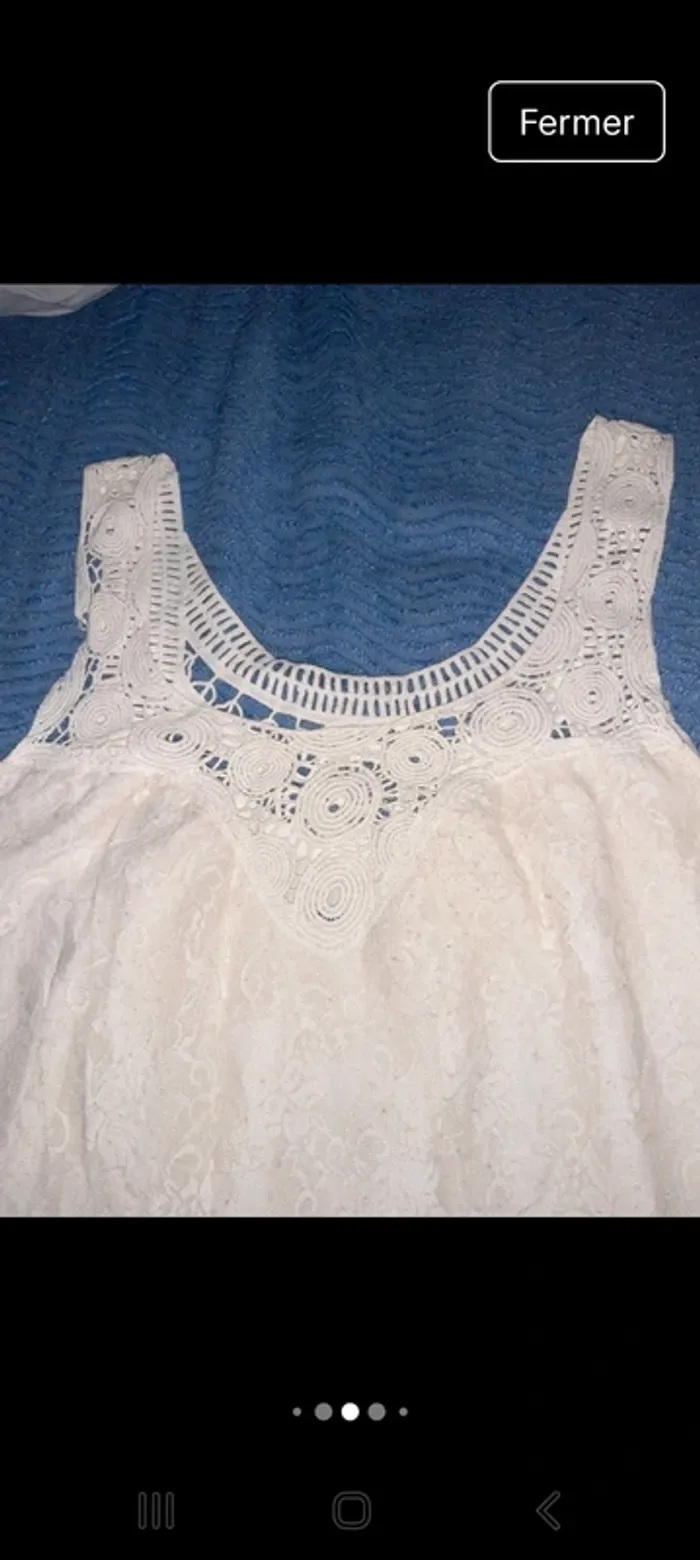 Robe dentelle 42