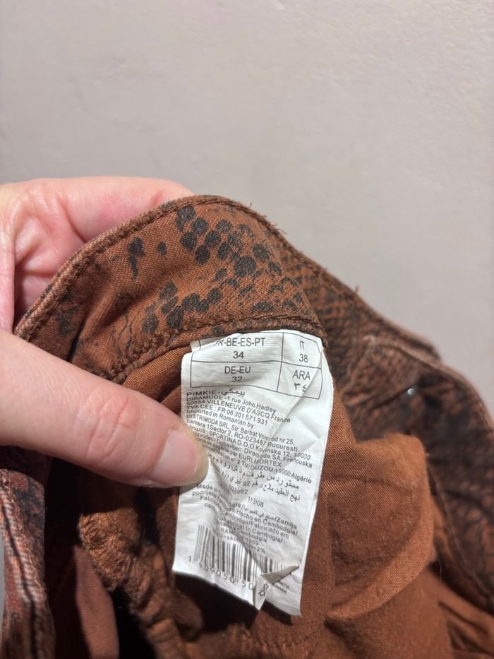 Pantalon jean vieux python Pimkie XS - photo numéro 8