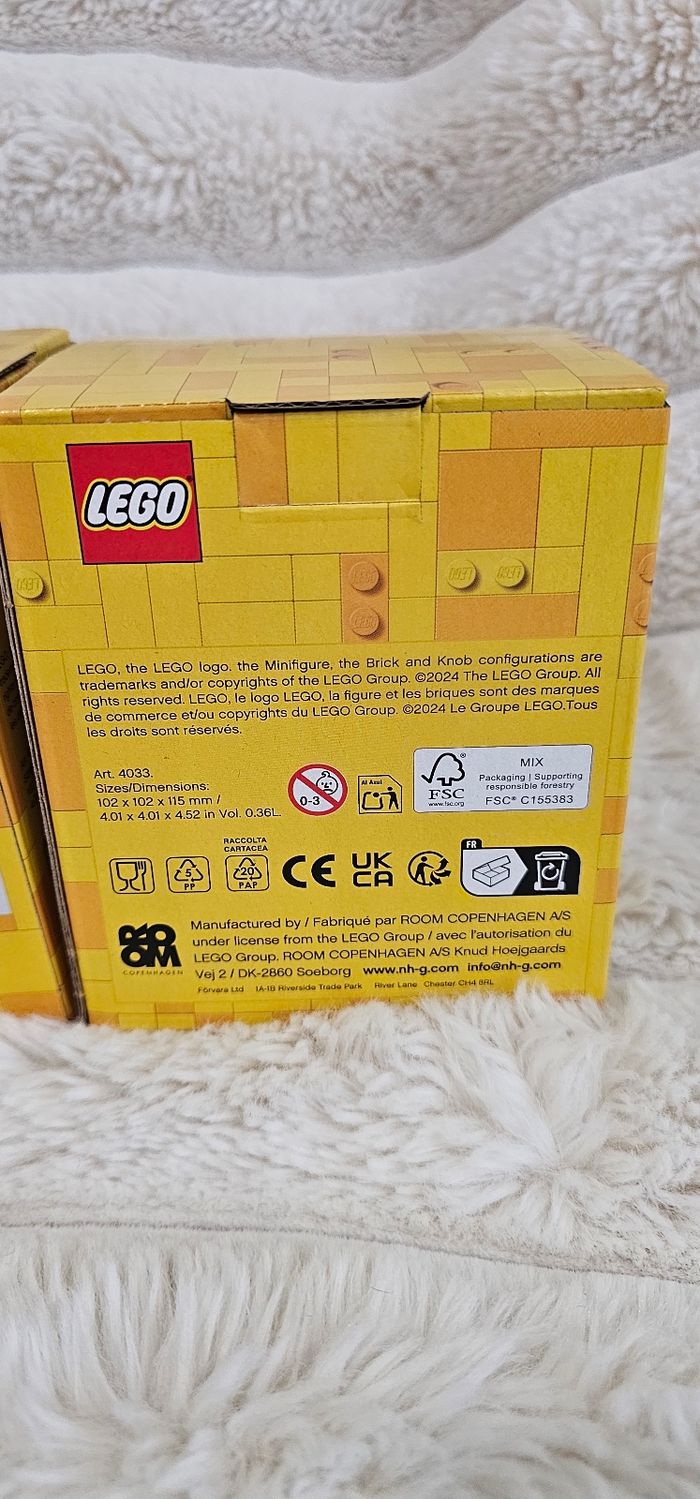 Lot de 2 têtes de rangement Lego mini Neufs - photo numéro 7