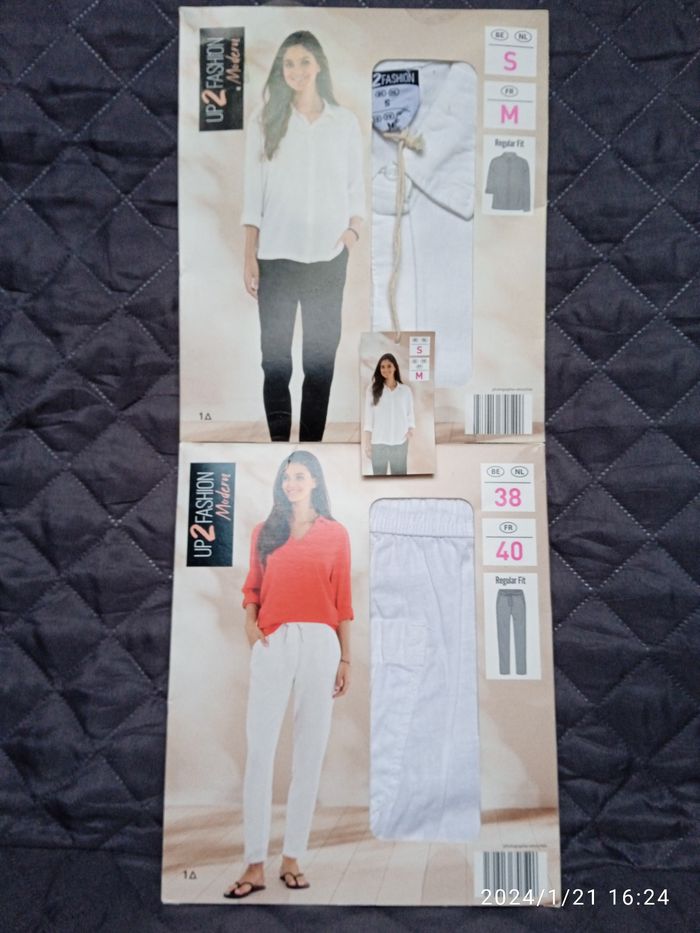 Chemise et pantalon en lin