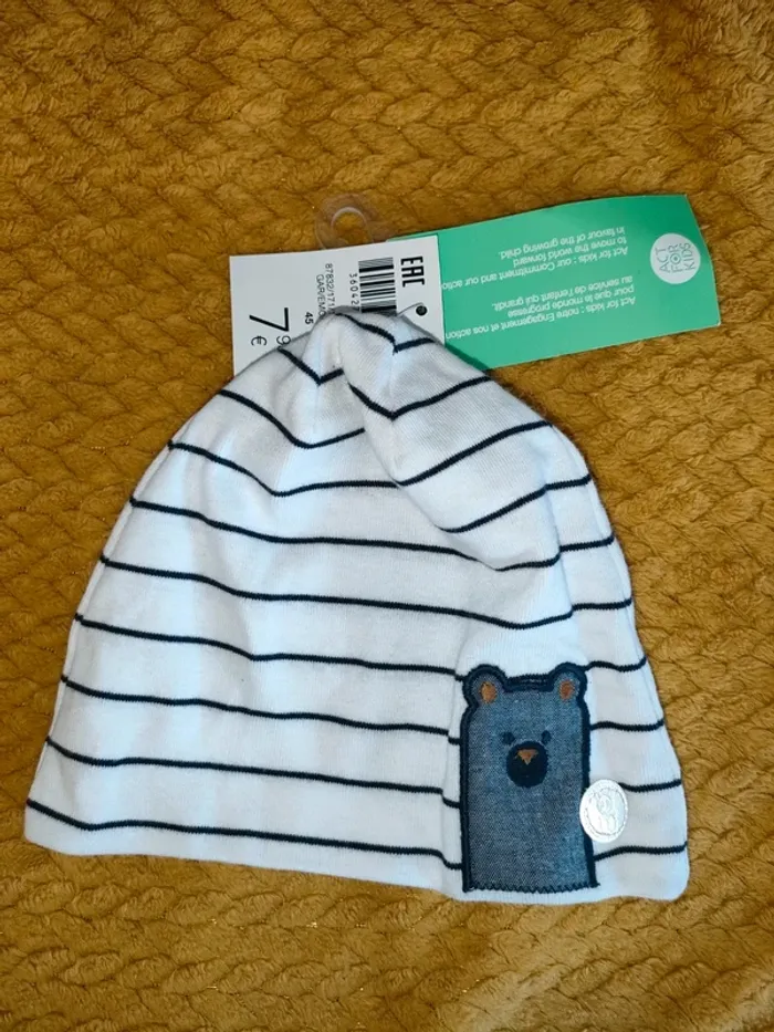 Bonnet rayé Obaïbi