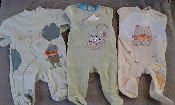 Lot 3 pyjamas garçon 3 mois