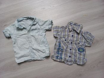 2 chemisettes bébé 12 mois