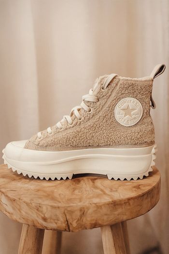 Converse Montantes Sherpa Teddy Run Star Plateforme