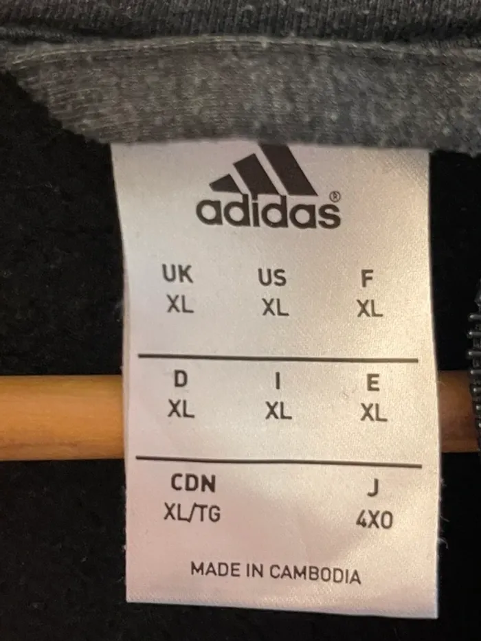 Sweat-shirt à fermeture éclair Adidas - photo numéro 6