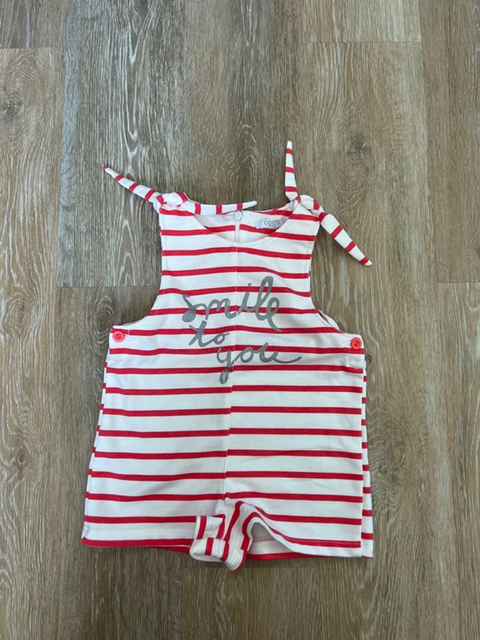 Combi short 12 mois