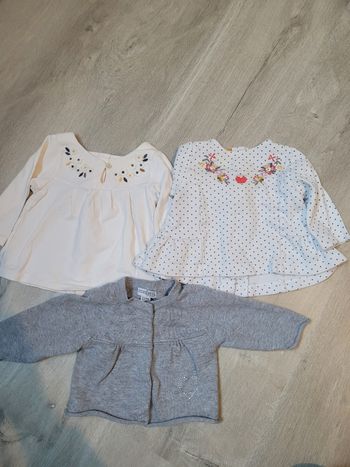 Lot pulls hiver bébé 3 mois