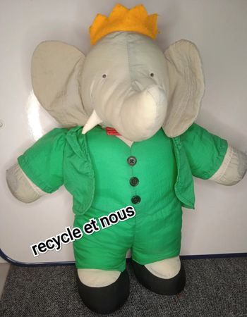 peluche vintage  '' babar ''