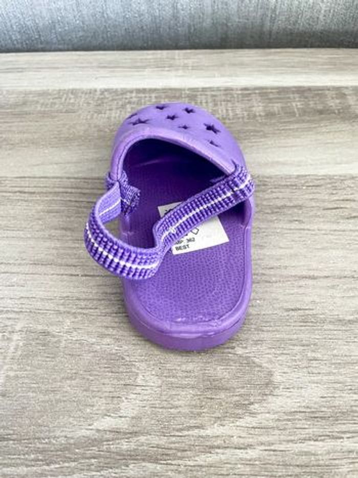 Sabots crocs violet bébé fille taille 19 - photo numéro 5