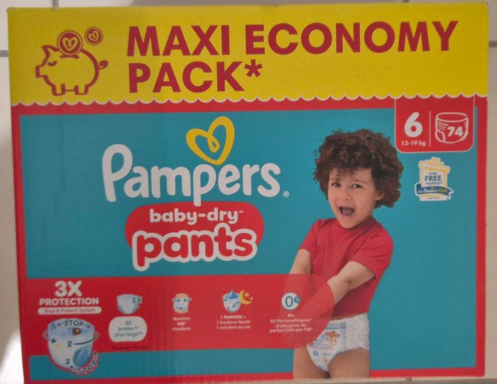 Couches pampers baby dry pants T6