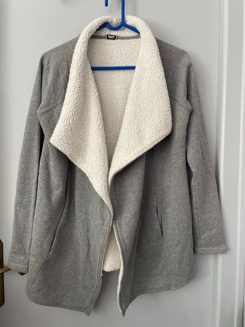 Veste polaire gris et blanche femme / Pimkie