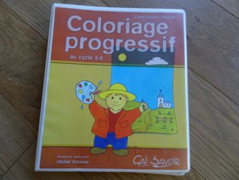 Classeur coloriage progressif 5-8 ans Gai savoir