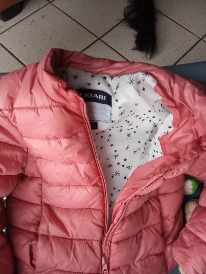 Veste, doudoune mi saison fille rose perle Kiabi 3 ans - photo numéro 3