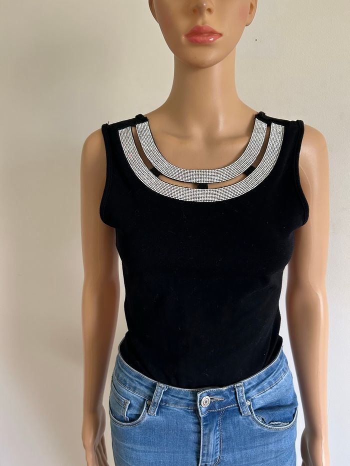 Body noir et argenté Only Fashion taille S/M jamais porté - photo numéro 2