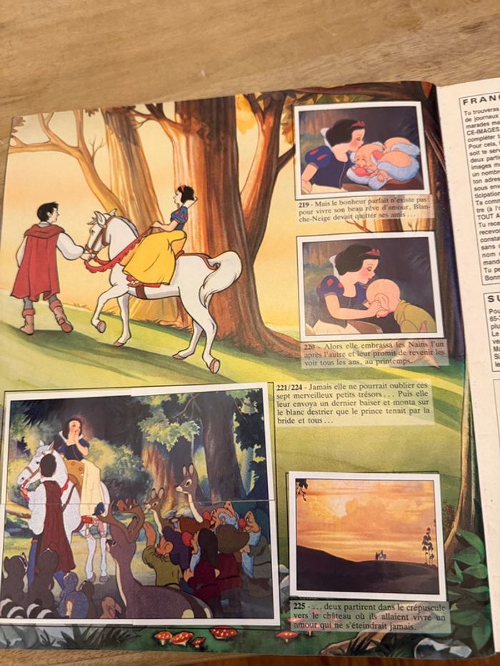 Livre Album Panini Complet stickers autocollants - Blanche Neige Walt Disney - photo numéro 10