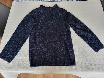 Pull col roulé