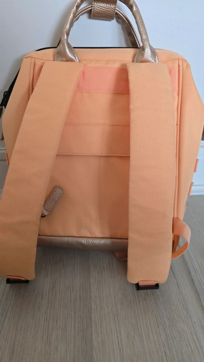 Sac à dos cabaïa orange clair doré - photo numéro 4