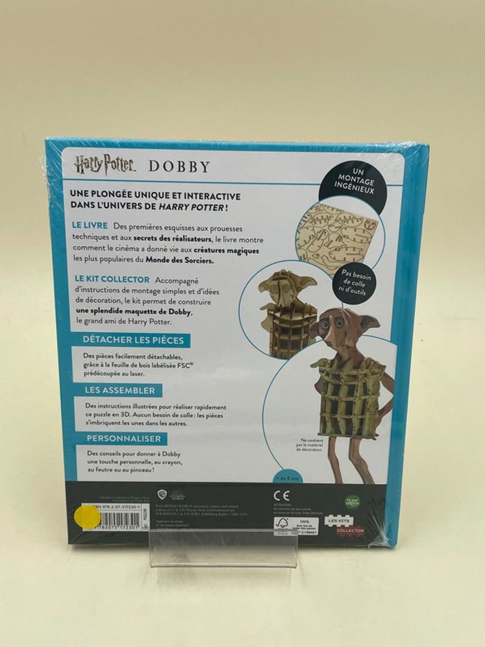 Livre + maquette en bois Harry Potter Dobby neuf - photo numéro 2