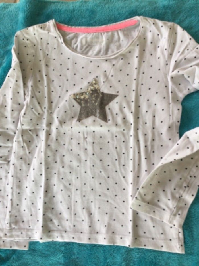 teeshirt tee-shirts in extenso 8 ans manches longues tbe