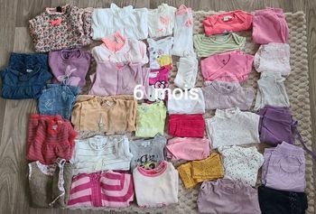 Lot de vêtements bébé fille 6mois