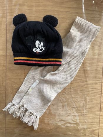 Ensemble Bonnet et  écharpe 9/12 mois 