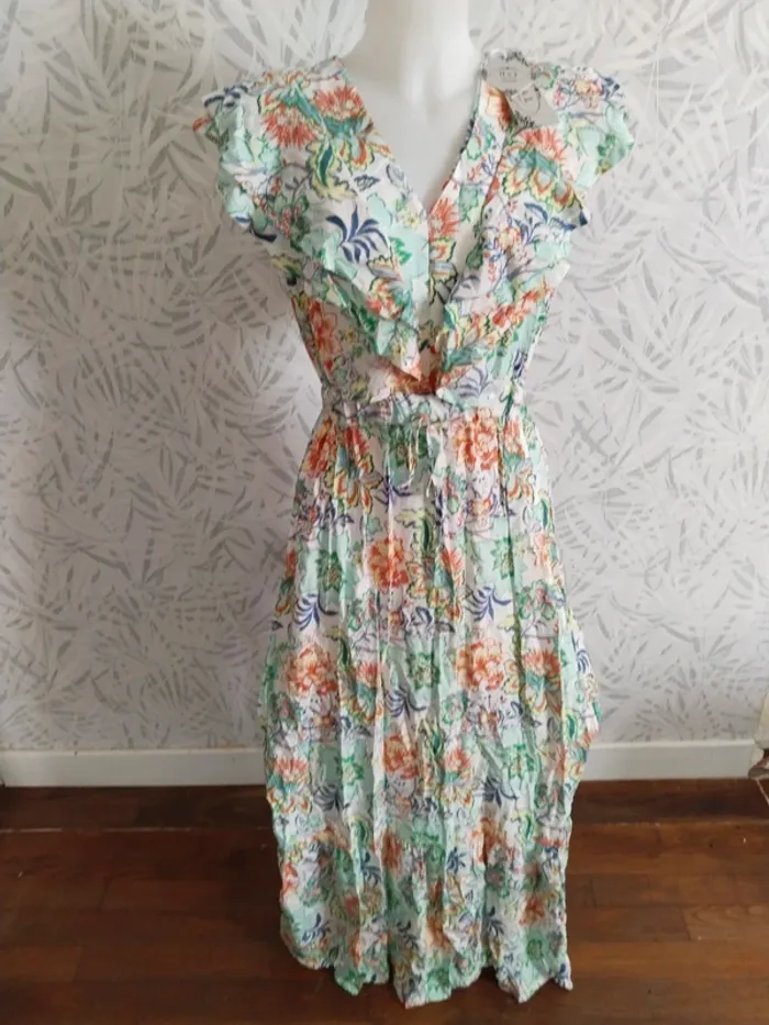 🚨 promo 🚨 robe bohème longue neuve femme été taille S M 36 38 - photo numéro 2