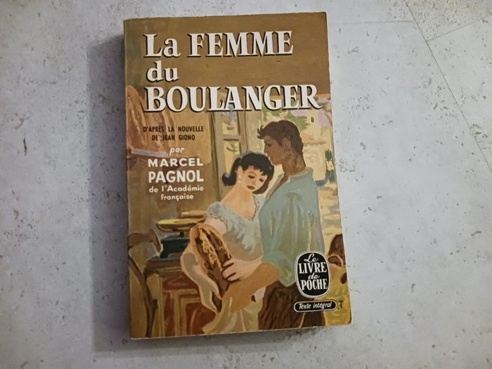 livre La femme du boulanger Marcel Pagnol