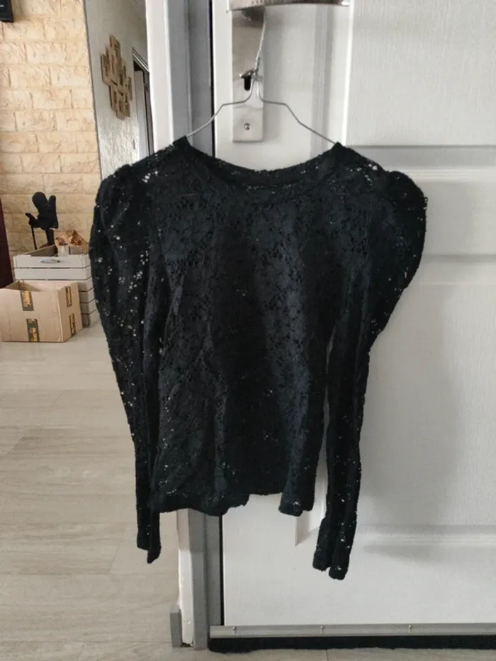 💥 haut dentelle transparent 💥 - photo numéro 3