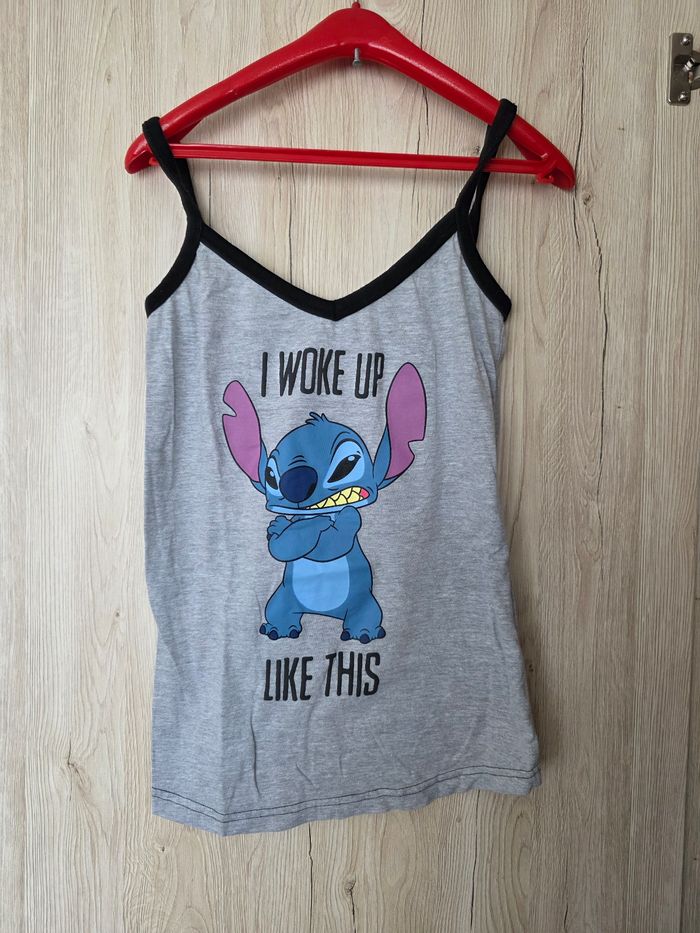 PYJAMA 2 PIÈCES SHORT DISNEY STITCH FILLE 👧 TAILLE 12/14ANS NEUF - photo numéro 2