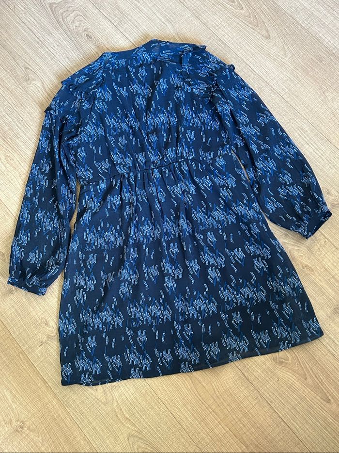Robe bleue à manches longues An’ge taille 1 jamais portée - photo numéro 8