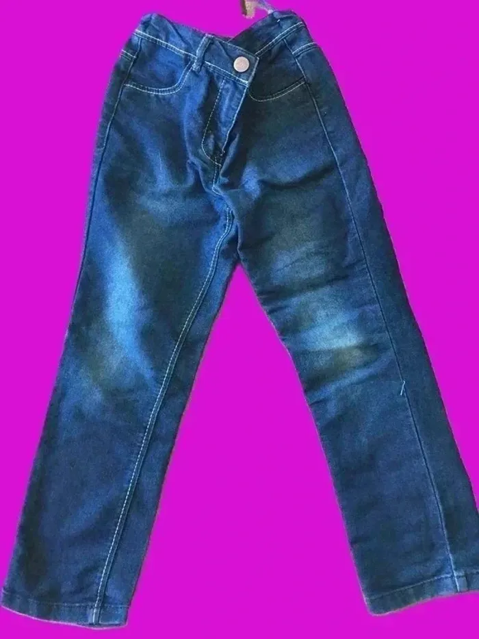 👖 Jean Fille 6 ans – Orchestra – Bleu Marine – Très Bon État - photo numéro 2