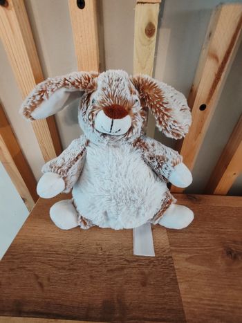 Lapin simba toys marron et blanc