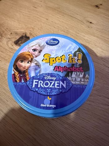 Jeu Spot It Alphabet Frozen Alphabet Edition
