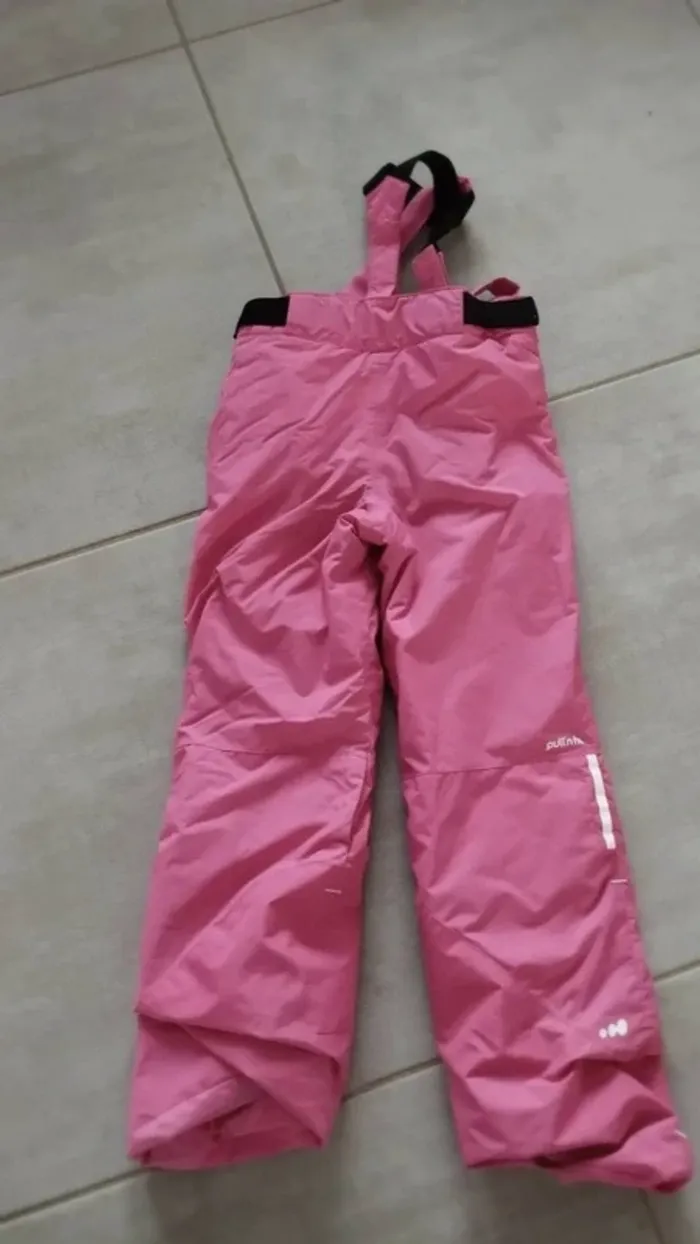 Salopette de ski Decathlon rose taille 10 ans - photo numéro 5