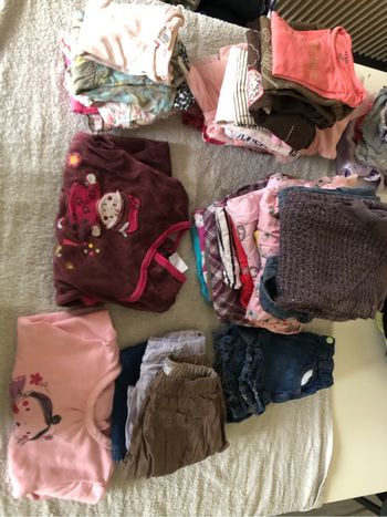 Vend lots vêtements fille 12 mois