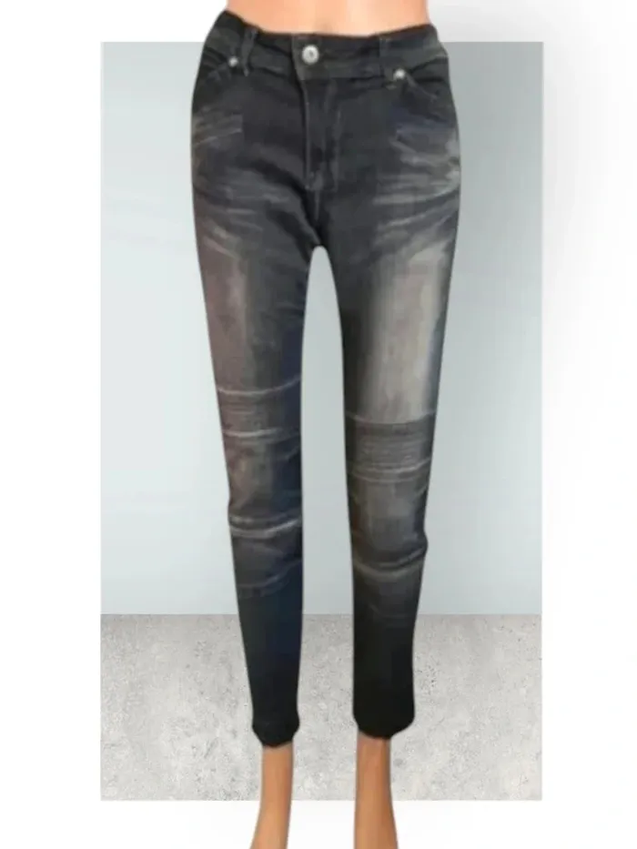 Jean Place Du Jour , coupe skinny ,taille mi-haute ,texture stretch - photo numéro 4